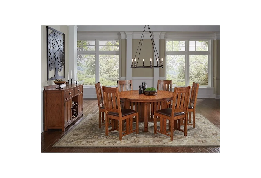 Mission Hill Formal Dining Room Group by AAmerica at Esprit Decor Home Furnishings